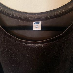 Velvet sparkly blouse